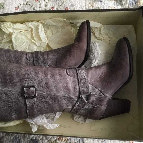 Enzo Angiolini leather knee-high boots, sz 6M - Picture 11 of 11